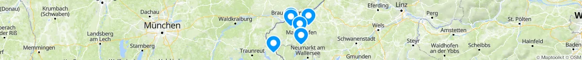 Kartenansicht für Apotheken-Notdienste in der Nähe von Braunau (Oberösterreich)